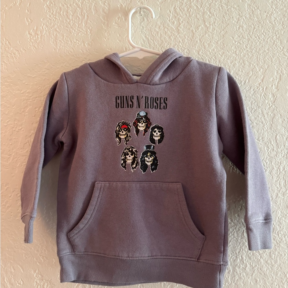 Cotton On Kids Guns N Roses hoodie. Size 3.